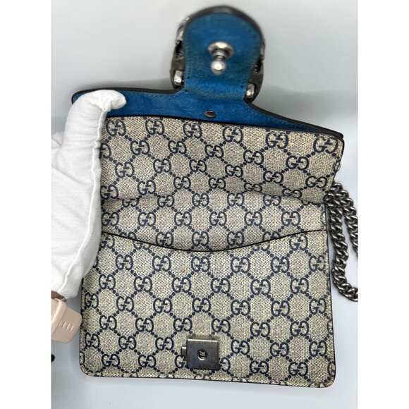 Gucci GG Dionysus Blooms Suede Mini‎ Chain Bag COA & Dustbag - Picture 4 of 16
